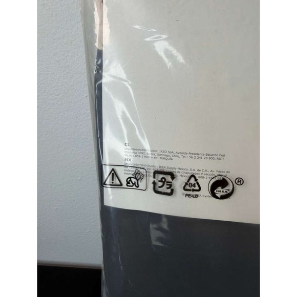 Ikea HILLEBORG Blackout Curtains 2 Panels 57x98" Gray/Dark Gray 404.250.30, NEW - Picture 8 of 11